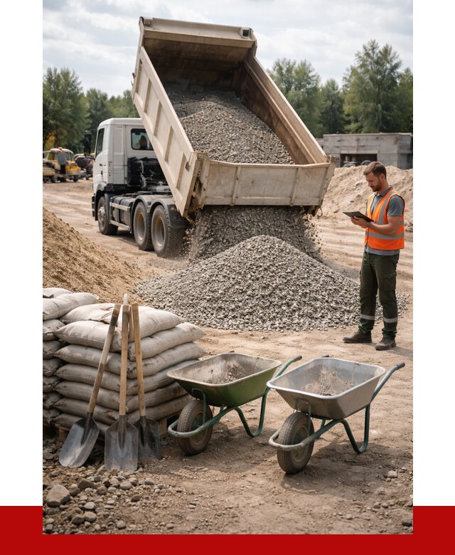Доставка нерудных материалов в Вязьме от 1234 руб. | ПРОНЕРУДВзь