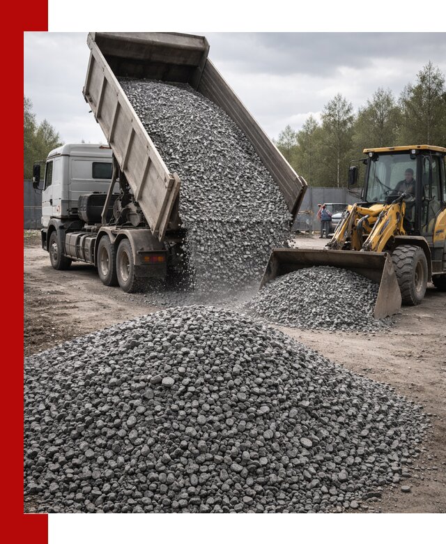 Доставка и продажа щебня гранитного в Вязьме