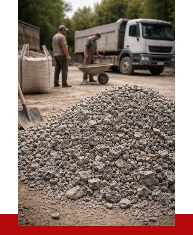 Гранитный щебень фракция 20-40 в Вязьме от 3290 руб. ПРОНЕРУДВзь