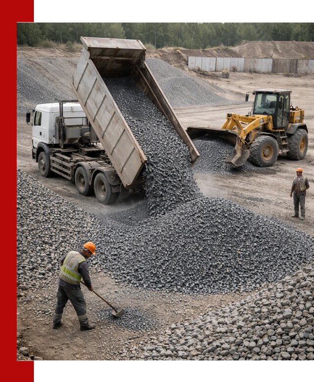 Щебень габбро-диабаз фр. 5-20 с доставкой в Вязьме