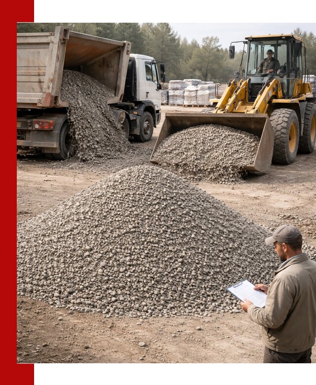 Гравийный щебень фракция 5–10 с доставкой в Вязьме