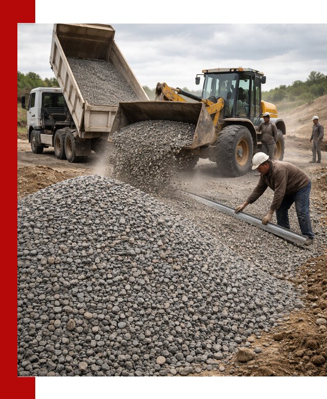 Гравийный щебень фракция 5-20 с доставкой в Вязьме