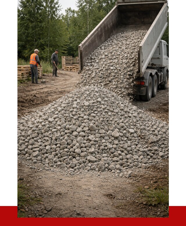 гравийный щебень фракция 70-120 в Вязьме от 2519 р. ПРОНЕРУДВзь