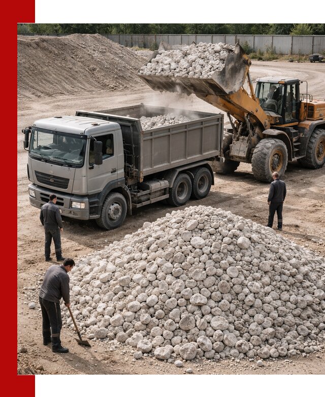 Известняковый щебень фракция 70–150 с доставкой в Вязьме