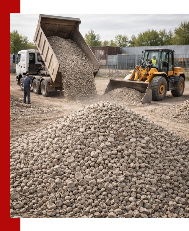 Доломитовый щебень фракции 20–41 с доставкой в Вязьме