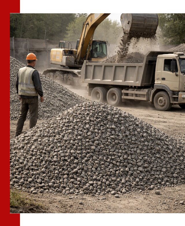 Шлаковый щебень фракция 5-20 с доставкой в Вязьме