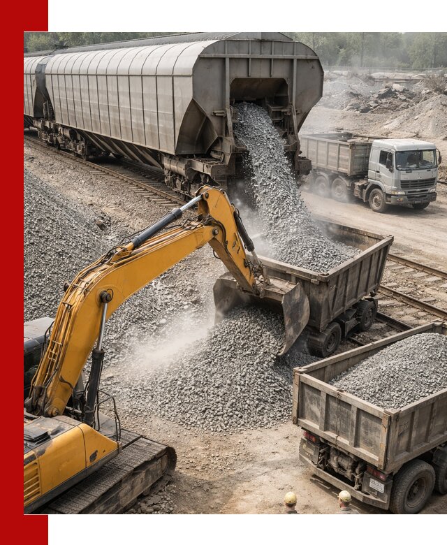 Доставка железнодорожного щебня в Вязьме крупными партиями быстрого отгруза