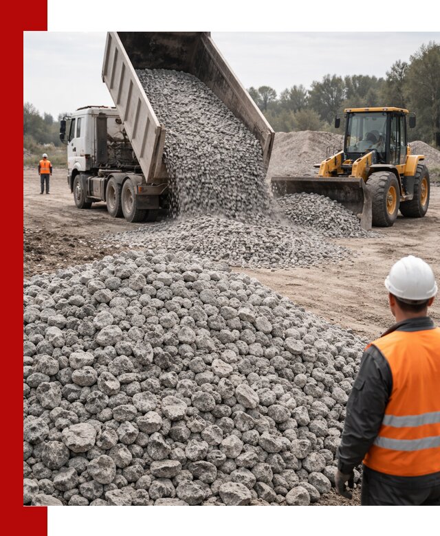 Доставка бетонного щебня фракции 20-40 в Вязьме