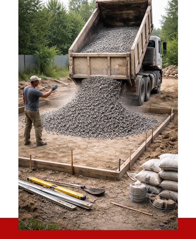Купить щебень для фундамента в Вязьме от 4627 р. | ПРОНЕРУДВзь