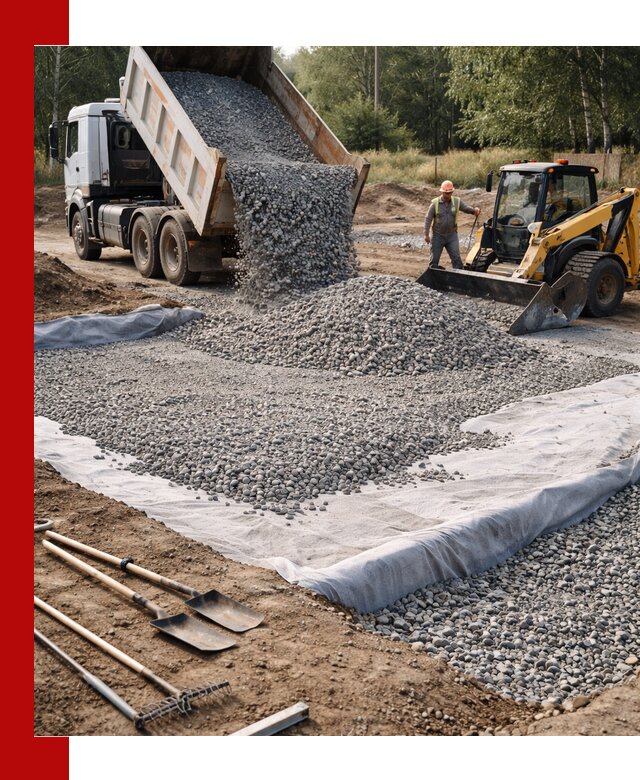 Щебень для фундамента с доставкой в Вязьме