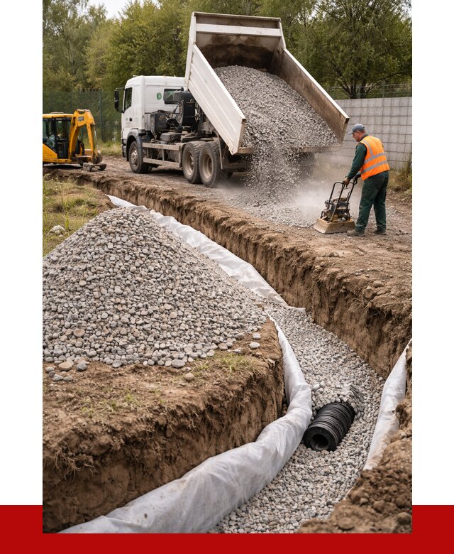 Щебень для дренажа в Вязьме от 1902 р., ПРОНЕРУДВзь доставка