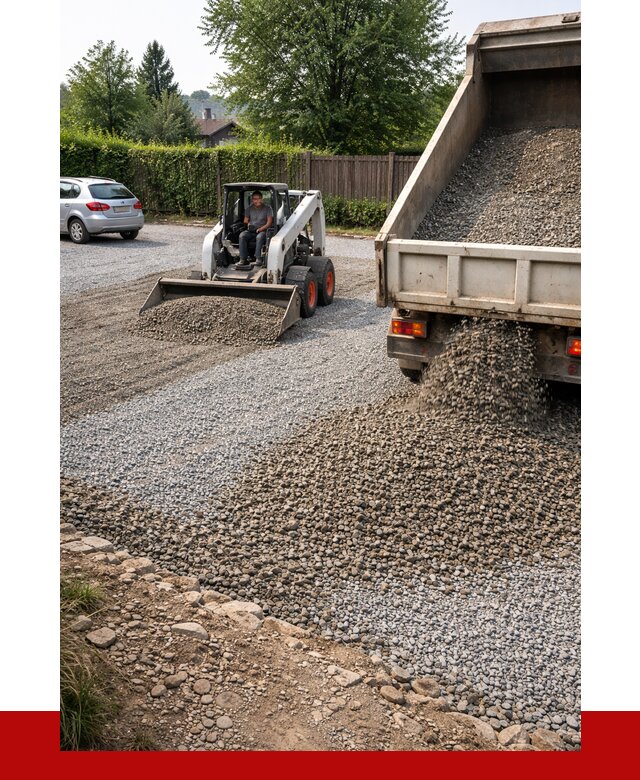 Щебень для парковки в Вязьме с доставкой от 1234 р.| ПРОНЕРУДВзь