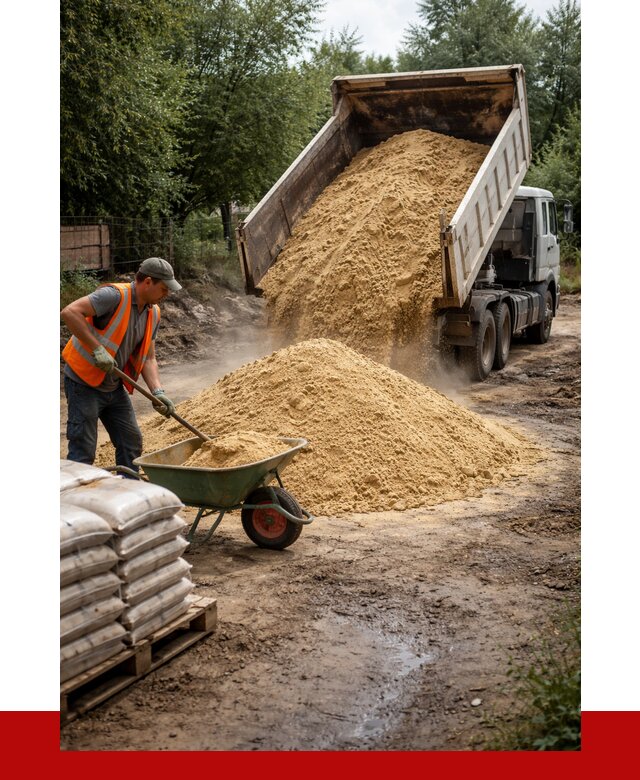 Купить песок с доставкой в Вязьме от 1851 р. | ПРОНЕРУДВзь