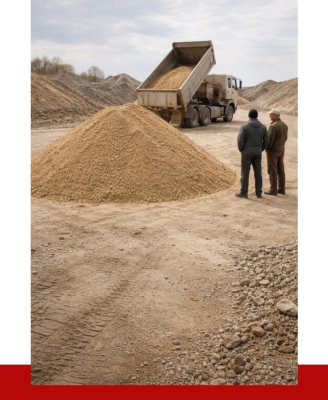 Карьерный песок крупнозернистый в Вязьме от 8740 р | ПРОНЕРУДВзь