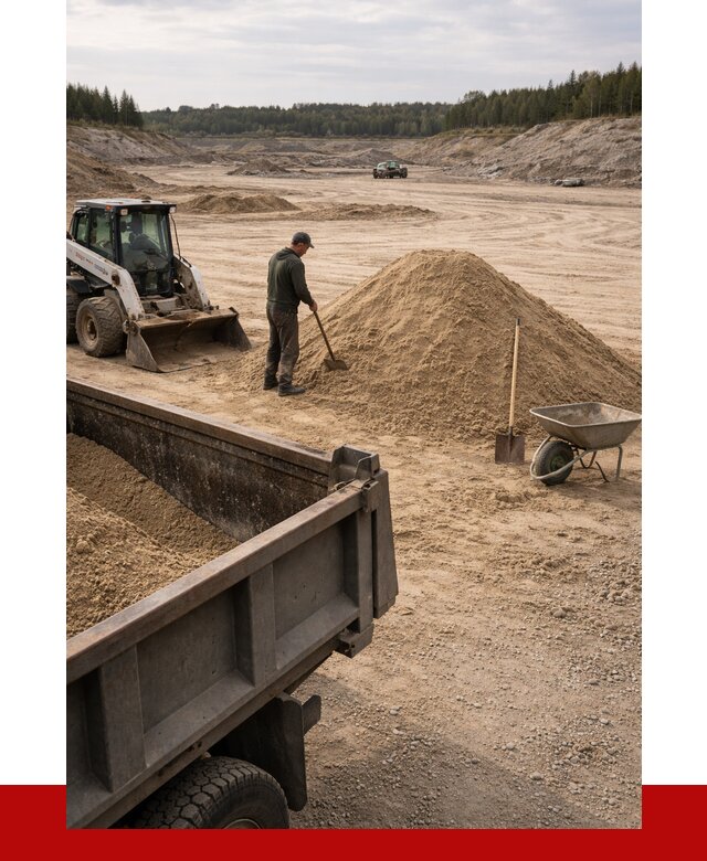 Карьерный песок среднезернистый в Вязьме, от 2262 р. ПРОНЕРУДВзь