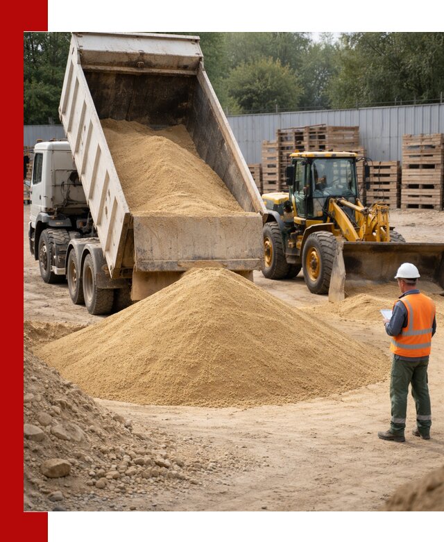 Доставка карьерного мелкозернистого песка в Вязьме
