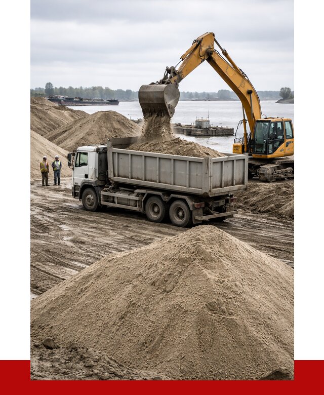 Купить речной песок навалом в Вязьме от 1851 р., ПРОНЕРУДВзь