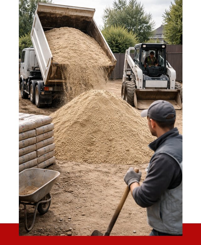 Мытый речной песок с доставкой в Вязьме от 1491 р. | ПРОНЕРУДВзь