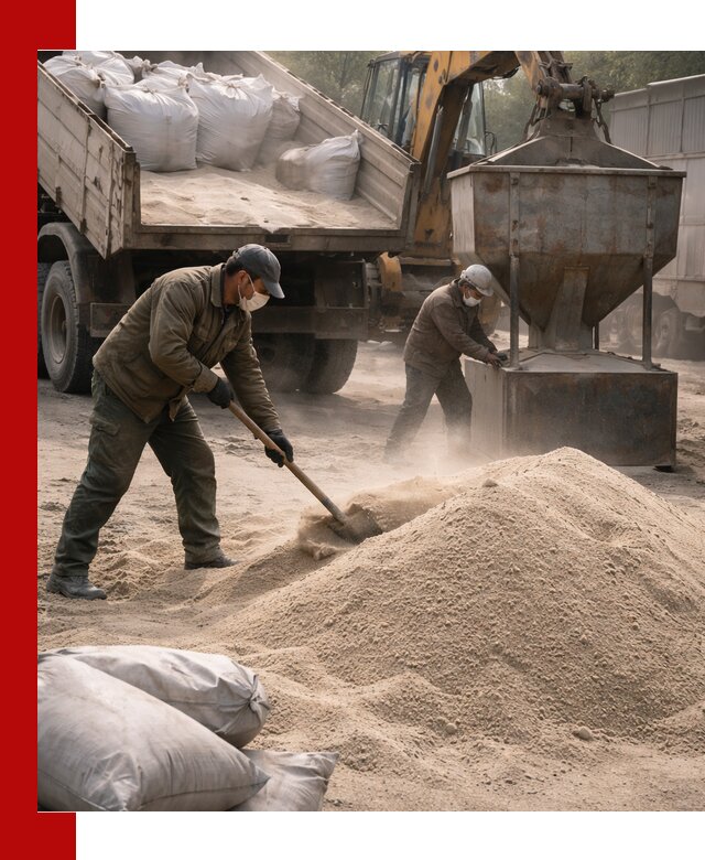 Кварцевый песок для пескоструя в Вязьме — доставка и качество