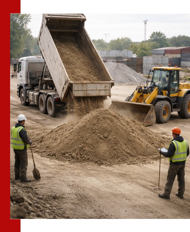 Доставка и продажа пескогрунта оптом и в розницу в Вязьме