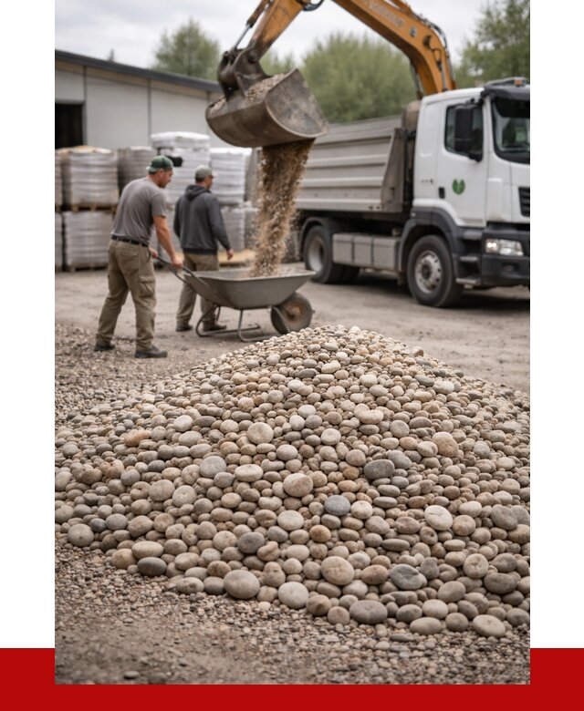 Галька декоративная в Вязьме от 3290 р. за куб | ПРОНЕРУДВзь