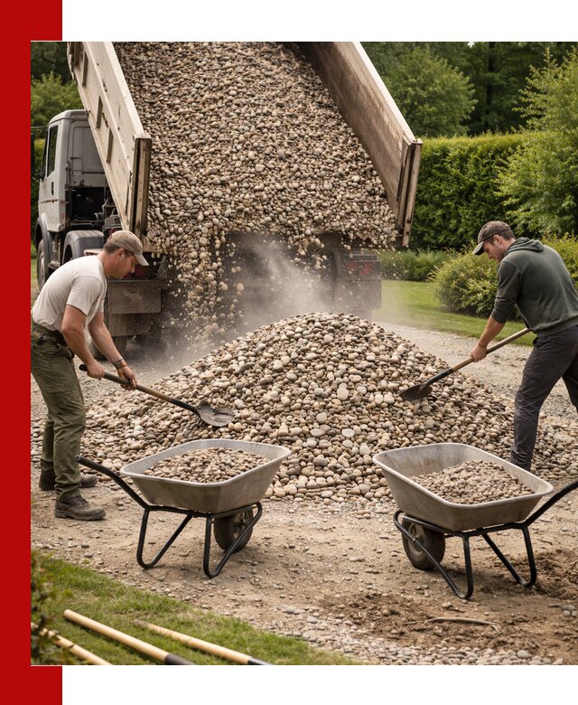 Доставка и продажа декоративной гальки в Вязьме