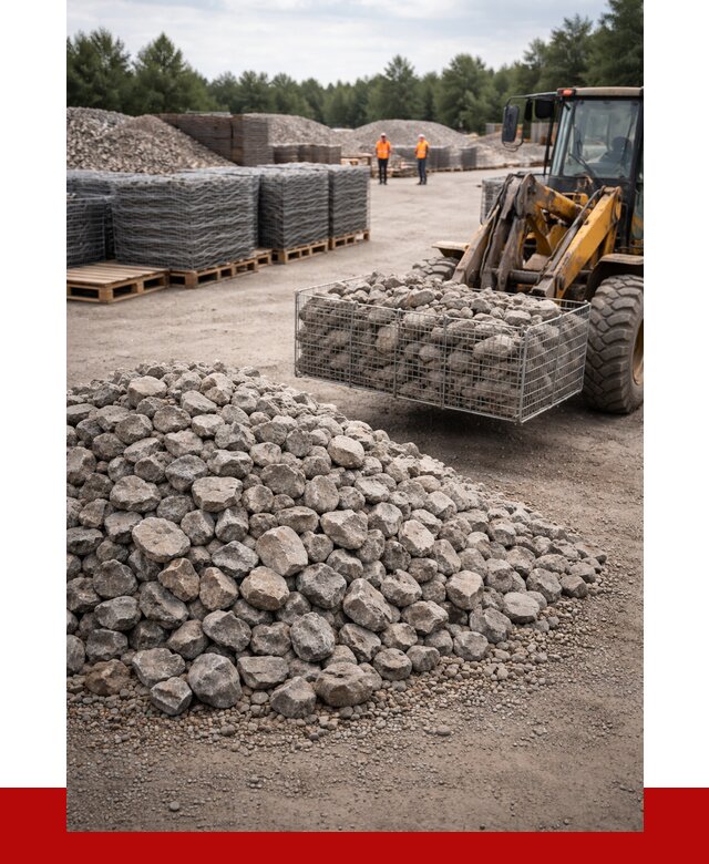 Камень для габионов фракция 70-150 в Вязьме от 4318 р. | ПРОНЕРУДВзь