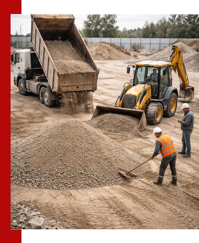 Поставка и доставка ПГС С4 в мешках и самосвалах в Вязьме