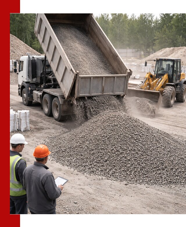 Доставка и продажа гранитного отсева 0-10 в Вязьме