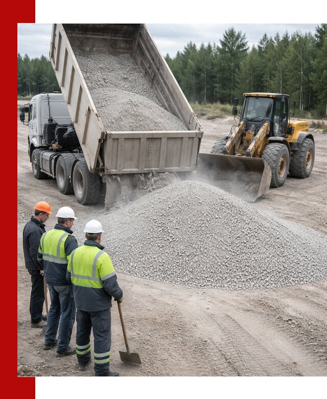 Известняковый отсев 0-5 доставка в Вязьме быстро и выгодно