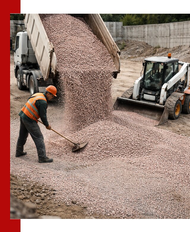 Крошка розовый гранит с доставкой в Вязьме от производителя
