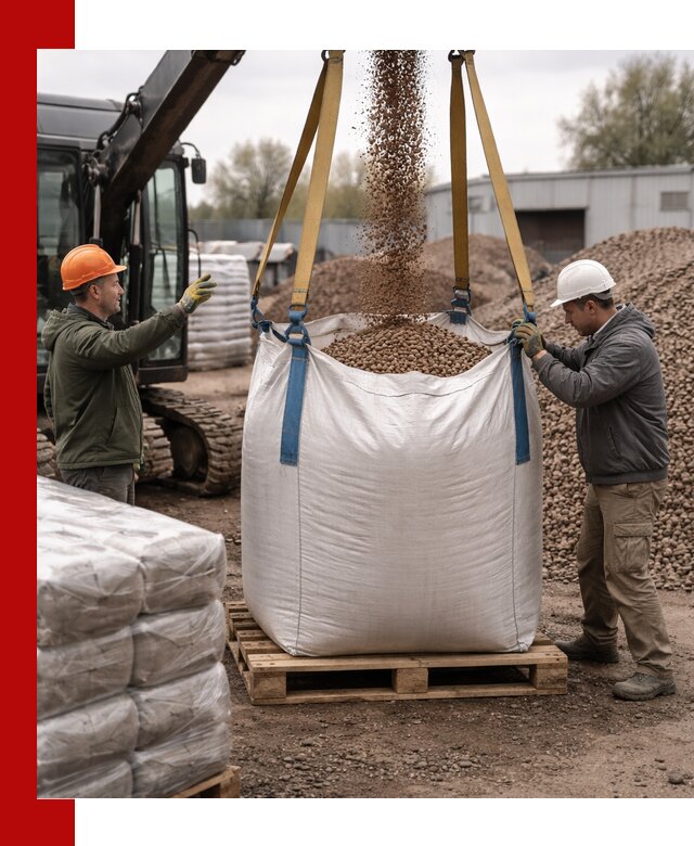 Керамзит в биг-бегах с доставкой в Вязьме