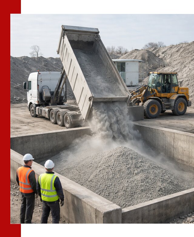 Доставка цемента навалом в Вязьме крупными партиями