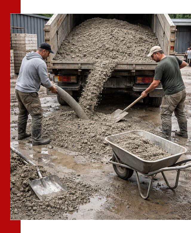 Цементно-песчаная смесь М150 доставка в Вязьме