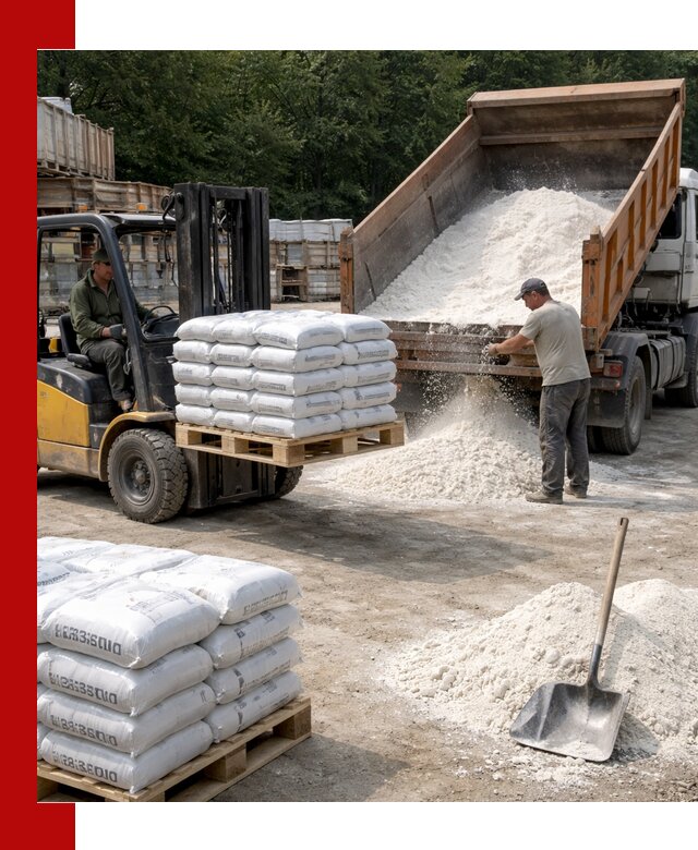 Доставка строительной извести оптом и в розницу в Вязьме