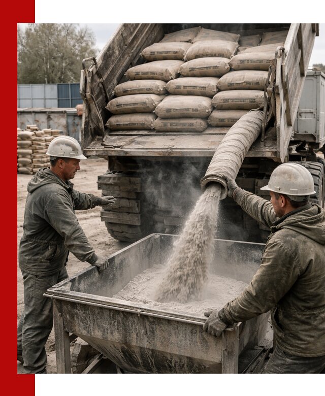 Доставка цемента М400 в Вязьме оптом и в розницу