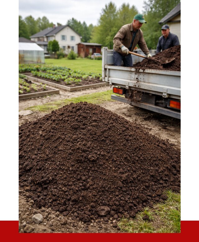 Плодородный грунт в Вязьме с доставкой от 4318 р. | ПРОНЕРУДВзь