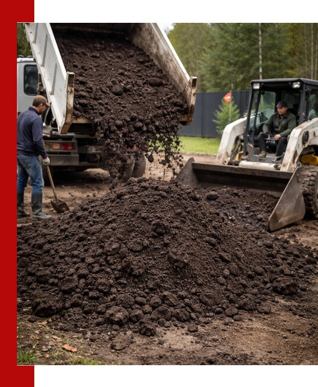 Плодородный грунт с доставкой в Вязьме для садов и огородов