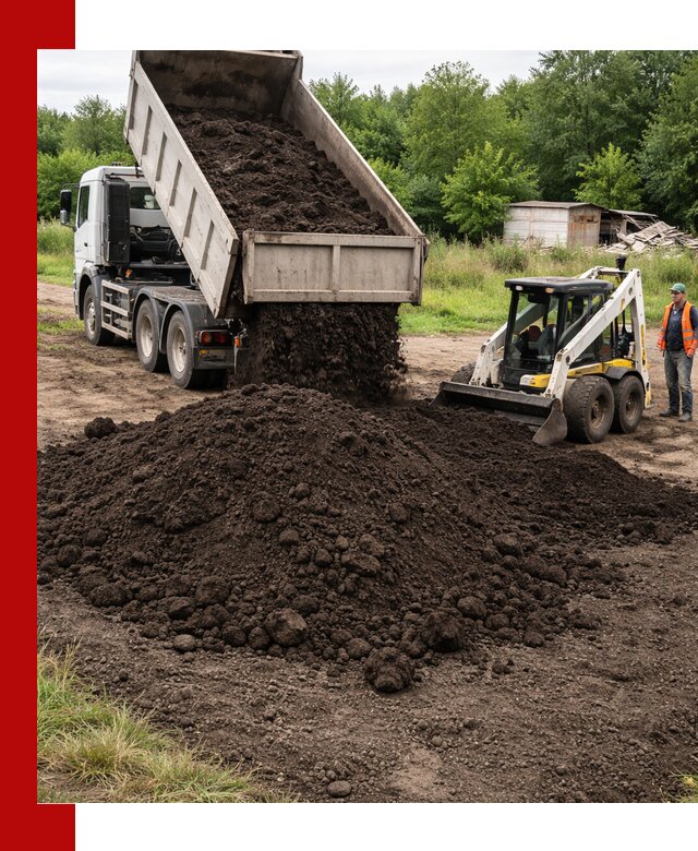 Поставка плодородной земли с доставкой самосвалом в Вязьме