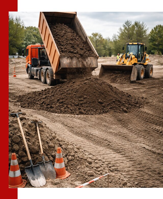 Поставка и доставка планировочного грунта в Вязьме