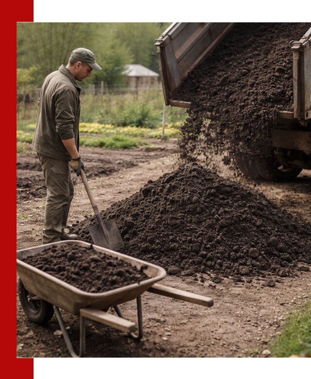 Доставка качественной земли для огорода в Вязьме