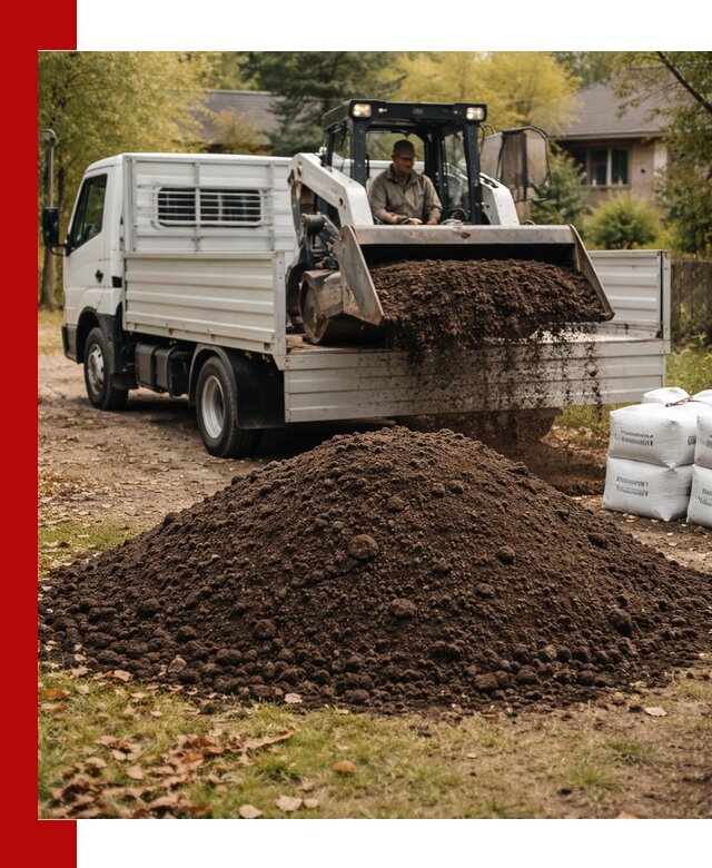 Доставка садовой земли в больших объёмах в Вязьме