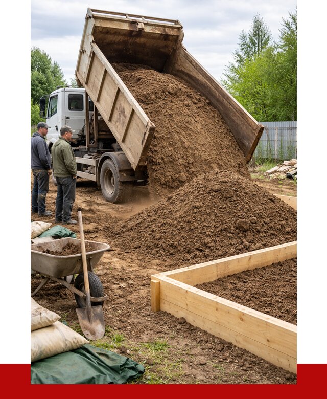 Торфо песчаная смесь в Вязьме с доставкой от 1902 р. | ПРОНЕРУДВзь
