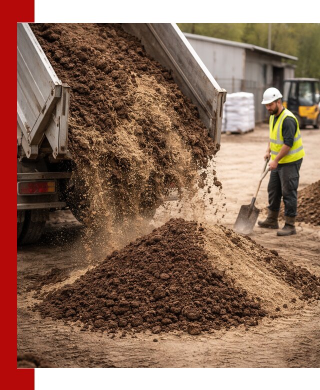 Доставка торфо-песчаной смеси в Вязьме для строительства и озеленения