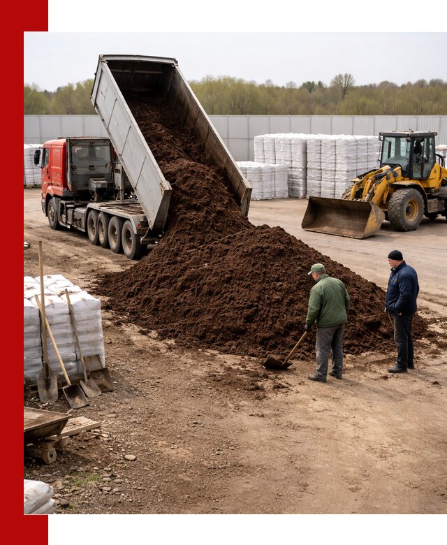 Доставка торфяных смесей оптом и в розницу в Вязьме
