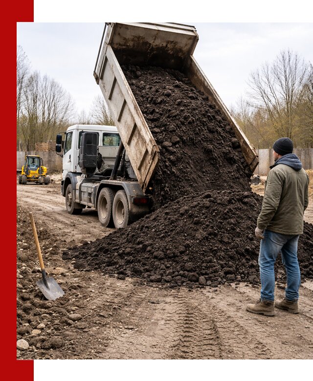 Доставка чернозема навалом в Вязьме быстро и выгодно