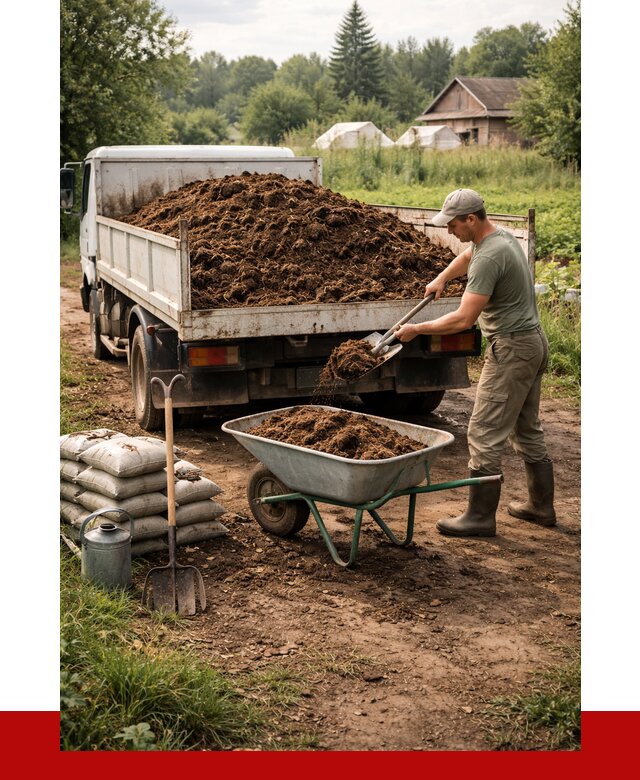 Купить коровий навоз с доставкой в Вязьме от 1851 р. | ПРОНЕРУДВзь