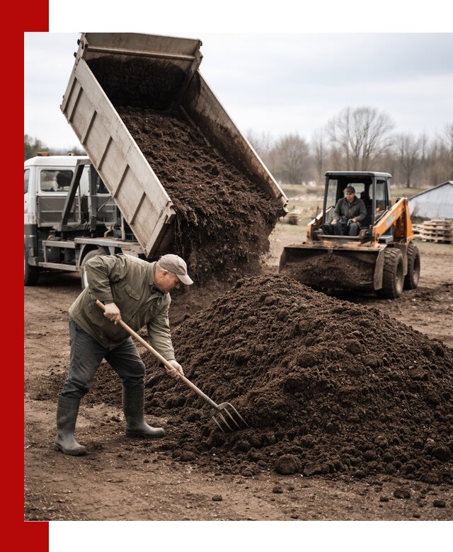 Доставка и продажа перегноя в Вязьме быстро и дешево