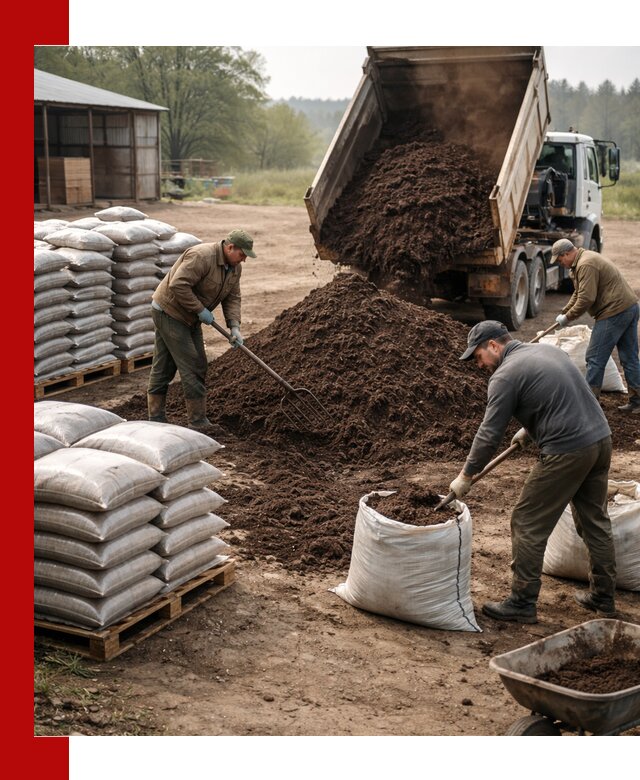 Доставка компоста оптом и в розницу в Вязьме