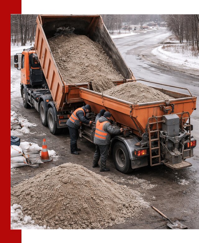 Поставка и вывоз пескосоля в Вязьме оптом и в розницу